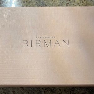 Alexandre Birman Nappa black leather sandals size 38 worn 3x